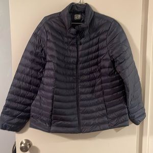 New no tag blue light jacket. Ultra light down. Women’s XL